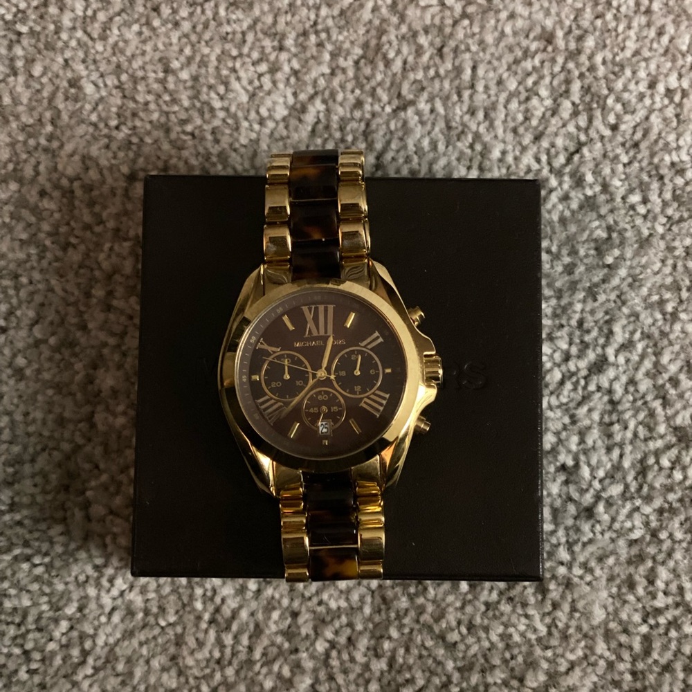 Michael Kor’s Tortoise Shell Watch - Picture 3 of 8